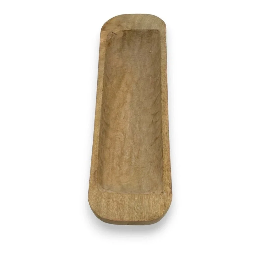 Long‎ Wooden Bowl - Threshold Studio McGee, Target 2023 - Dough Bowl